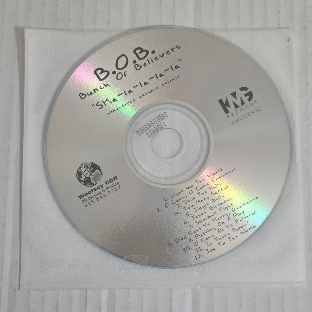 B O B Bunch Of Believers Ska la la la la Vintage CD 1998 Advance Promo
